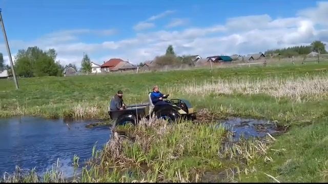 Вездеход Бобик-М - Испытания блокировок ДАК-5 (1) смотреть онлайн
