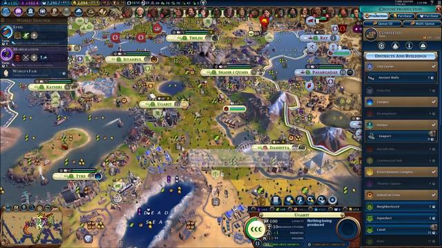 Let’s Play Civilization VI Ottomans (37 Civ TSL World Map Emperor) #28 смотреть онлайн