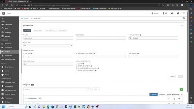 How Can We Create Project On Red Hat Ansible Tower смотреть онлайн