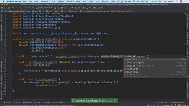 모던 안드로이드 #22 [백그라운드 처리] 7. WorkManager + ViewModel로 UI 동기화 смотреть онлайн