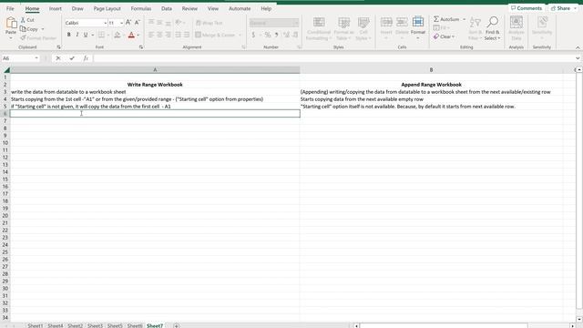Write Range Workbook Vs Append Range Workbook in UiPath | When to use смотреть онлайн