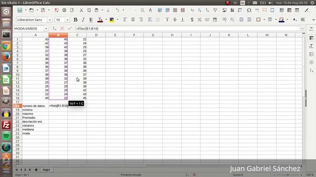 OpenOffice Calc - Ordenación y funciones básicas смотреть онлайн