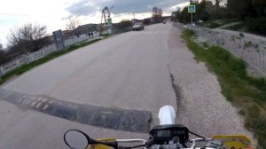 Соло покатушка на Kawasaki super sherpa 250
