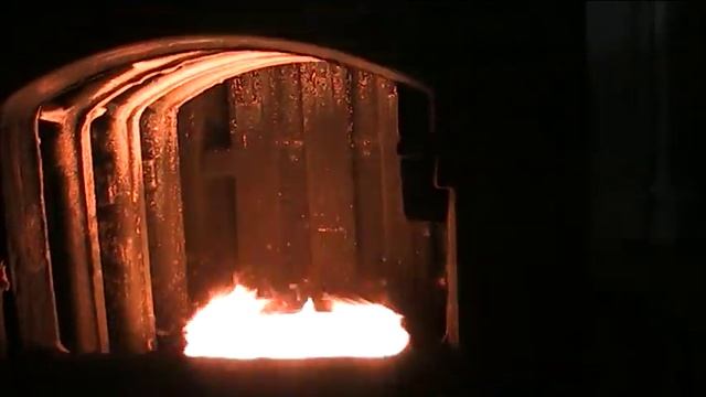 Waste oil burner for the boiler.Котел КЧМ-5-40эко.на отработанных маслах. смотреть онлайн