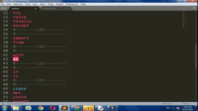 #6 Python Tutorial Series | Python Full Course For Beginners | Keywords in Python | Hindi смотреть онлайн