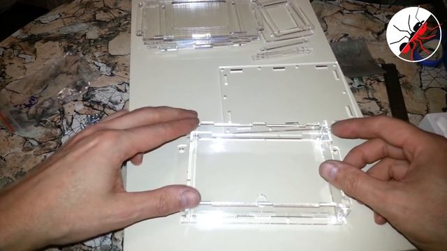 Муравьиная ферма. Белый дом. Гипс марка Г-16. Гайд по сборке смотреть онлайн