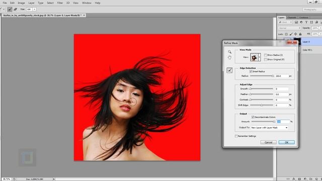 How To Select And Cut Out Hair In Photoshop To Change Background