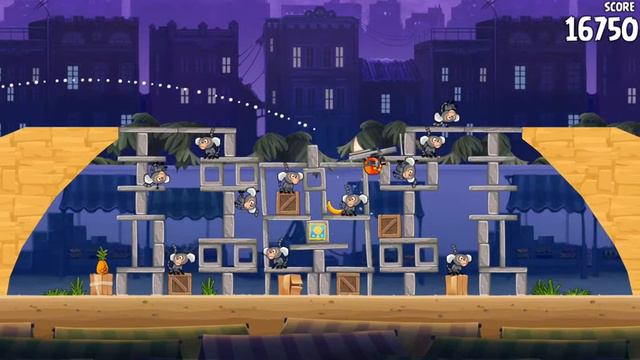 Angry Birds Rio - Market Mayhem. Level 12 (13-12). 3 stars. смотреть онлайн