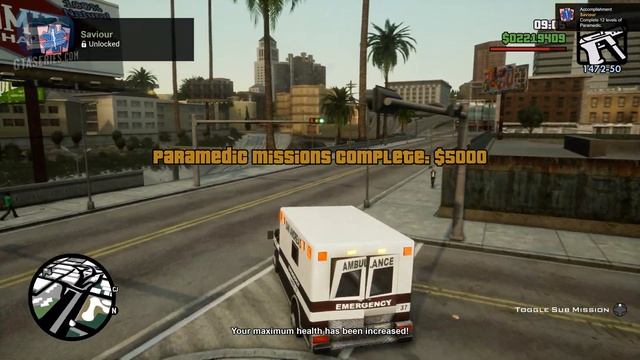 GTA San Andreas - Paramedic Guide [Saviour Trophy] смотреть онлайн