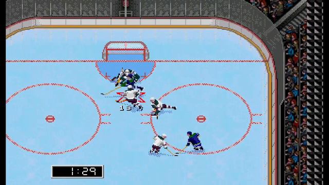 NHL 96 sega genesis Whalers vs Ducks no commentary смотреть онлайн