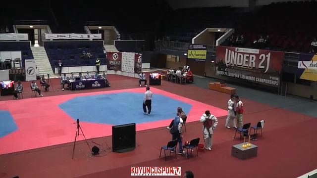 74kg Semifinal Daniel B. QUESADA (ESP) vs (RUS) SURKOV, Georgii (6th -21 ETU TKD Championships 2015 смотреть онлайн
