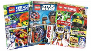 LEGO Ninjago,STAR WARS,NEXO KNIGHTS Журналы СЮРПРИЗЫ ИГРУШКИ ЛЕГО от Оригами! Surprise unboxing