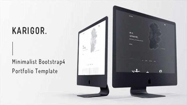 Karigor - Minimal Bootstrap 4 Portfolio Template | Themeforest Website Templates and Themes смотреть онлайн