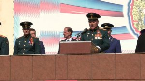 Торжественный митинг-концерт на плацу Таманской ракетной дивизии