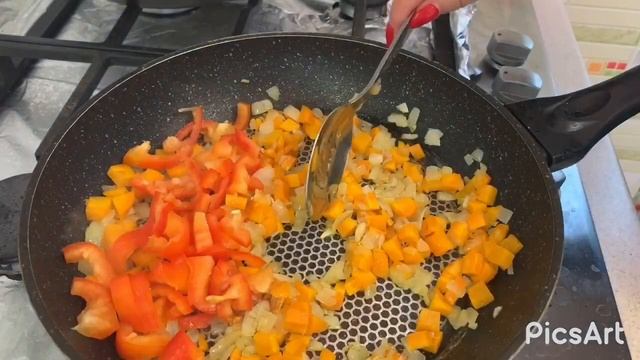 Рис с овощами. Простой и вкусный рецепт риса. смотреть онлайн