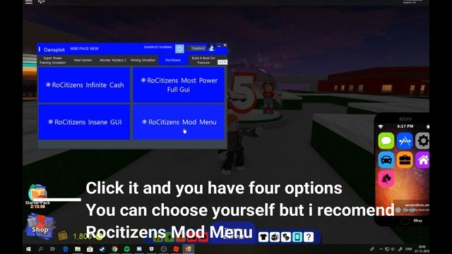 Roblox Rocitizens Hacks | Dansploit смотреть онлайн