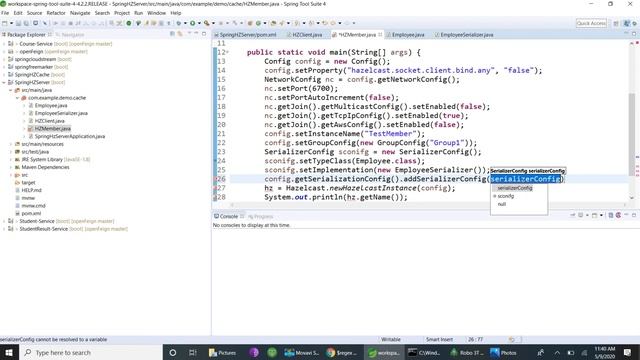 Hazelcast StreamSerializer смотреть онлайн