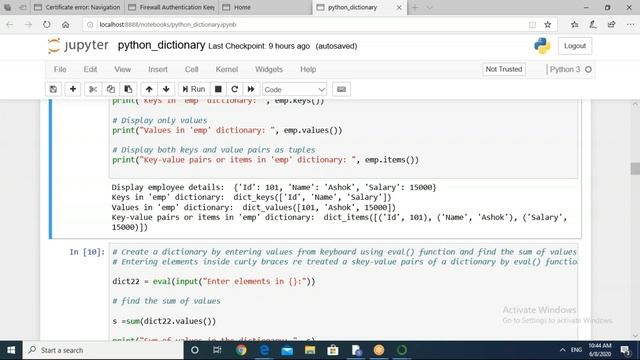 Programming with Python -11: Dictionaries смотреть онлайн
