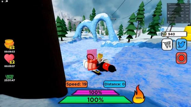 СКАТИЛСЯ С САМОЙ ВЫСОКОЙ ГОРКИ! СИМУЛЯТОР КАТАНИЯ ROBLOX смотреть онлайн