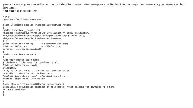 Magento: Magento2 file download action (3 Solutions!!) смотреть онлайн