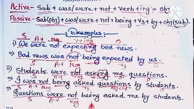 How to change Active to Passive Voice/ past continuous voice смотреть онлайн