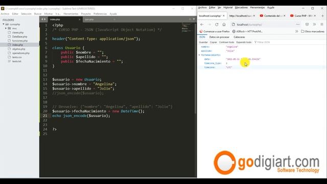 CursoPHP - Serializar y deserializar JSON - Parte 11 смотреть онлайн
