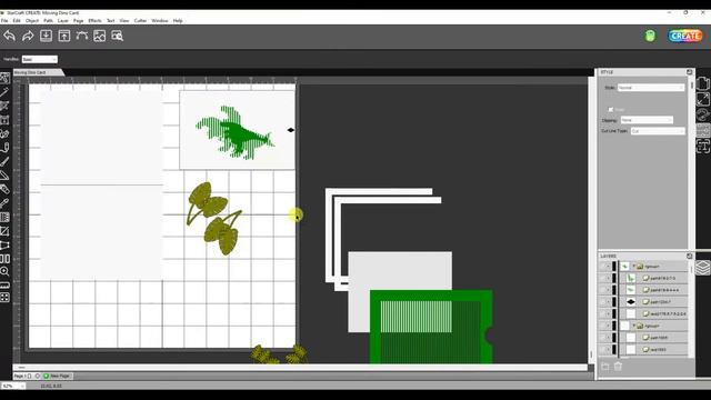 Animated Dinosaur Card with the StarCraft CREATE software смотреть онлайн