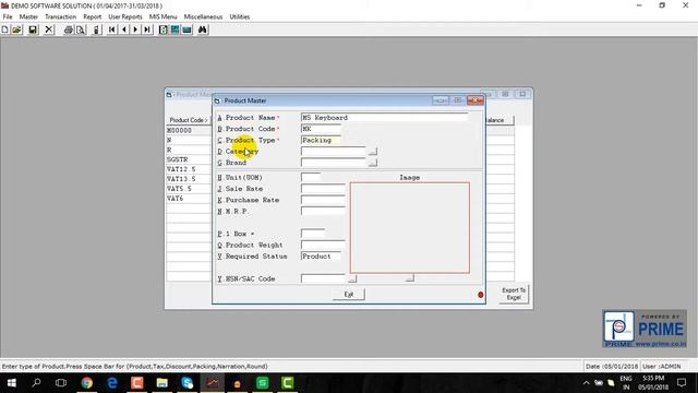 How to create Product Master in Prime FA Software. смотреть онлайн