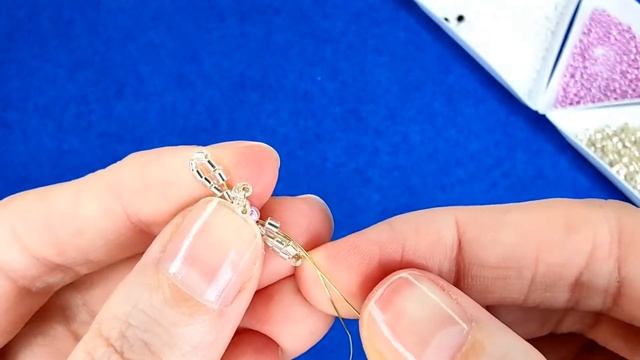Мастер-Класс Кольцо из бисера Стрекоза/ Плоское параллельное плетение/ DIY Ring beaded смотреть онлайн
