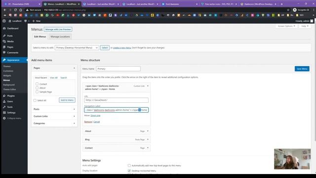 WordPress Dash Icons Tutorial смотреть онлайн