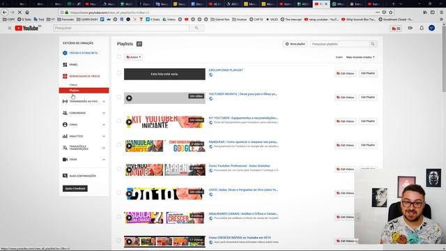 Como EXCLUIR Uma PLAYLIST Do YOUTUBE