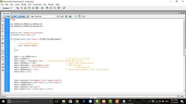 Send Email through localhost using PHPMailer смотреть онлайн