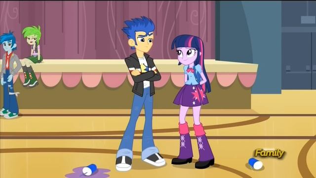 Twilight Sparkle meeting Flash Sentry again смотреть онлайн