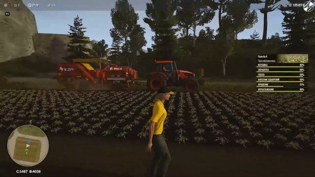 Pure Farming 2018 Guide #3 - Как и чем убирать картофель, злаковые поля, траву и сено смотреть онлайн