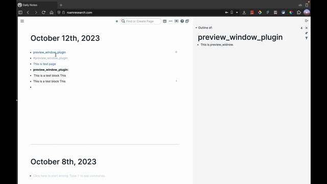 Preview Window Plugin for Roamresearch | Roam plugins | Mehboob Elahi смотреть онлайн