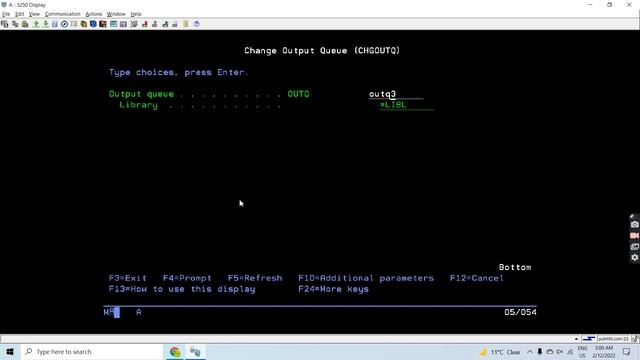 Output Queue (OUTQ) in IBM i (AS400) смотреть онлайн
