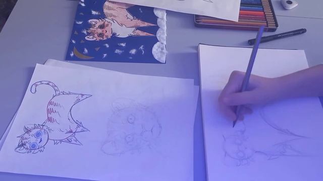 РИСУЕМ ТИГРЕНКА ПРОСТЫМ СПОСОБОМ. смотреть онлайн