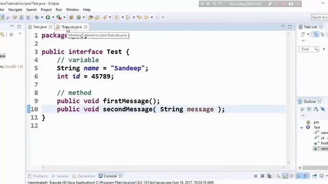 Java Programming Tutorial - 32 - Interface & Multiple Inheritance | Hindi смотреть онлайн