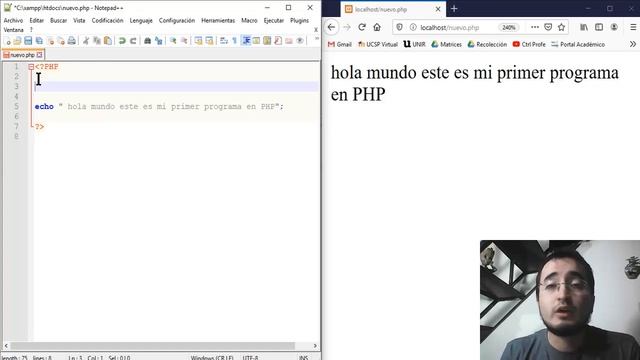Hola Mundo en PHP 7 con XAMPP смотреть онлайн