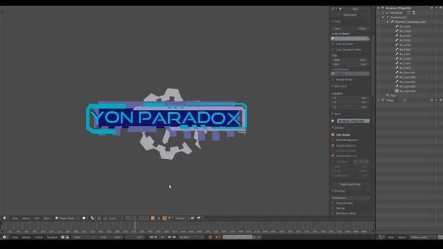 Yon Paradox - Logo Rig And Animation смотреть онлайн