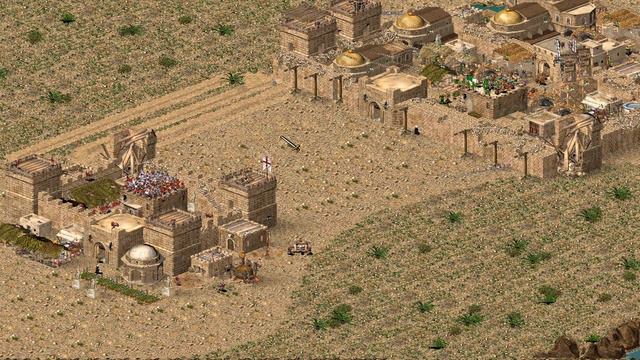 Abbot vs Richard - Ultimate Deathmatch | Stronghold Crusader AI-Battle смотреть онлайн