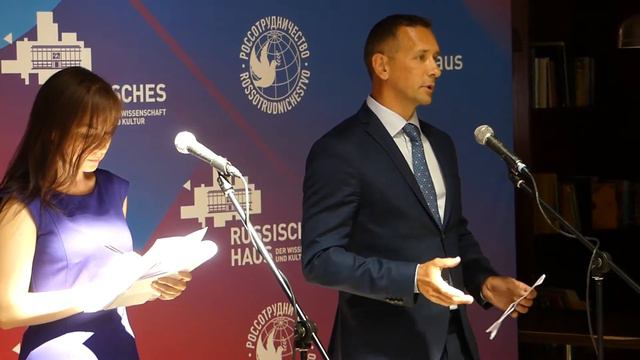 Выставка в Русском доме в Берлине памяти Николая Берзарина Открытие Павел Извольский смотреть онлайн