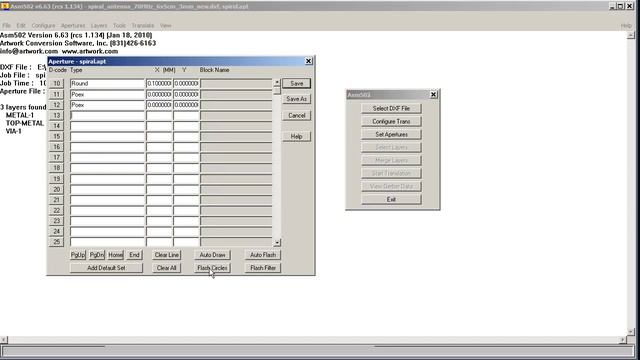 AutoCAD DXF To Gerber & Drill