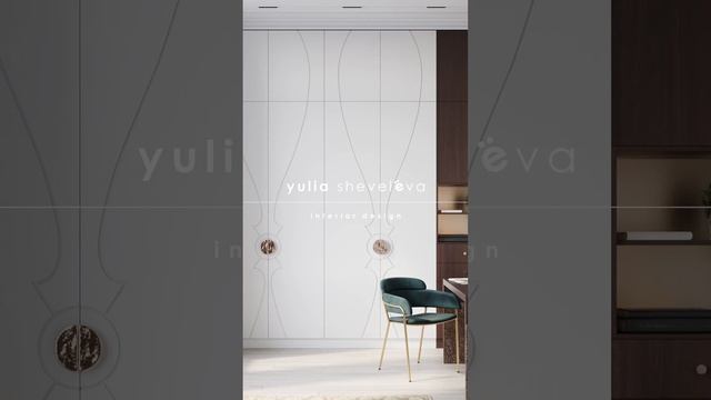 Дизайн интерьера кабинета в проекте квартиры