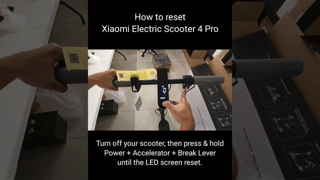 How To Reset Xiaomi Electric Scooter 4 Pro