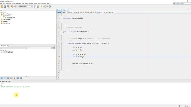 JAVA TUTORIALS- Integer and Double Variables and Basic Calculation смотреть онлайн
