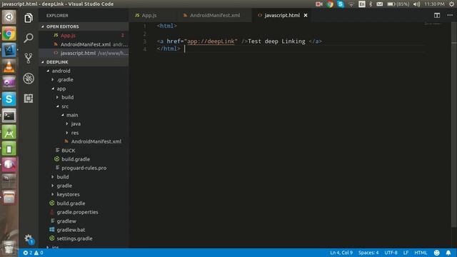 react-native Deep Linking tutorial смотреть онлайн