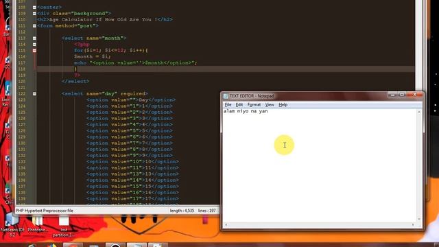 Date of Birth using PHP, MYSQL смотреть онлайн