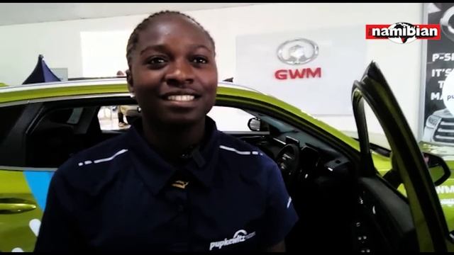 Christine Mboma receiving a new Haval SUV from Pupkewitz on 17.03.23. смотреть онлайн