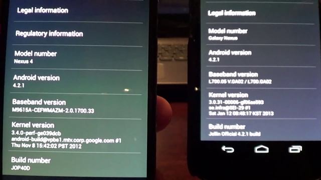 Nexus4/Gnex simple comparison and whats to come from the android-protocol смотреть онлайн